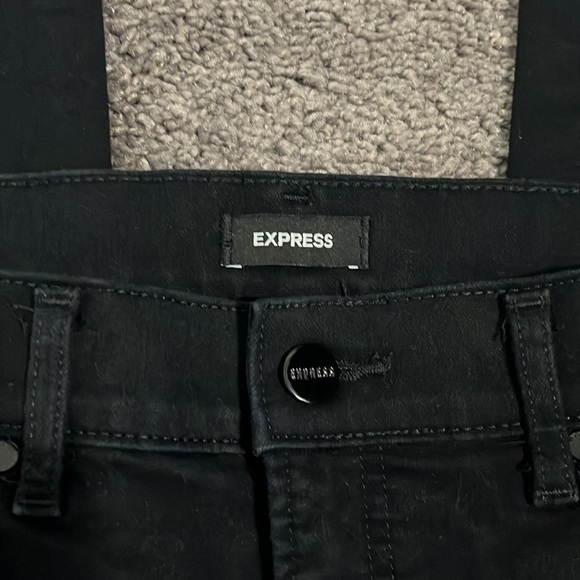 Express Women’s Black Jeans - Skinny High Rise - Picture 3 of 5
